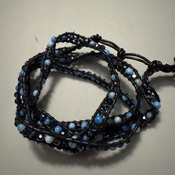 Victoria Emerson Jewelry - Victoria Emerson blue and black wrap bracelet